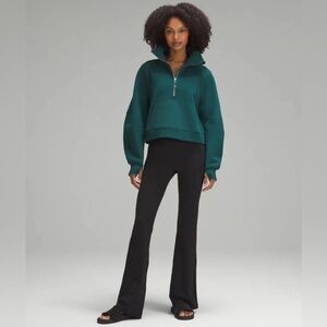 Lululemon Scuba Oversized Funnel Neck Half Zip .Storm Teal . XS/S